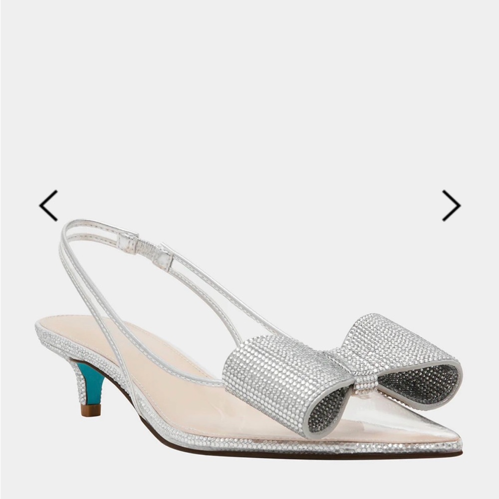 Betsey Johnson ALLI Silver shoes